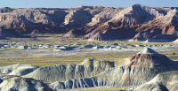 arizona: painted desert mountain