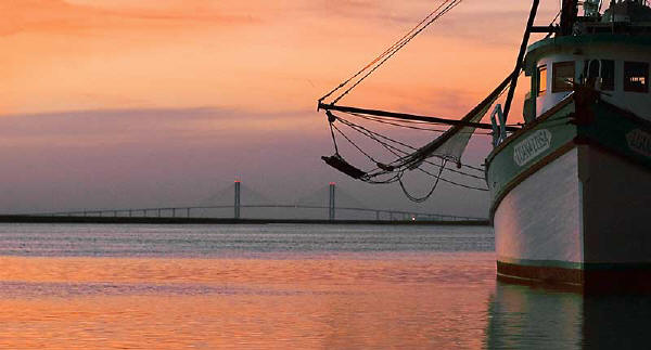 boat on jekyll island